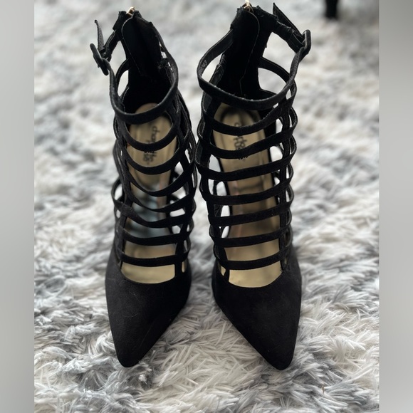 Charlotte Russe high heels, gladiator wrap design, close at ankle, size 9 - Picture 6 of 6